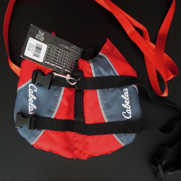 Cabela's Dog New Cabelas Dog Flotation Vest Life Jacket With Leash